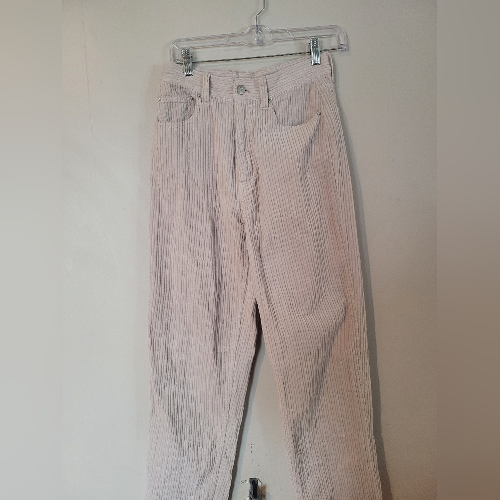 BDG Beige Striped Wide-Leg Pants - Picture 2 of 6